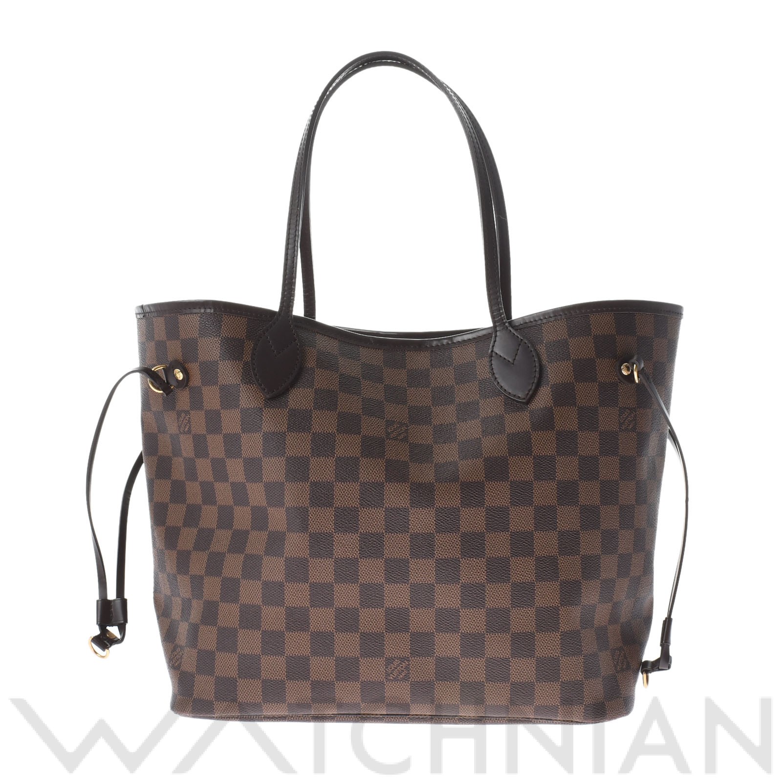ダミエ ネヴァーフルMM ブラウン/スリーズ N51105 ダミエキャンバス LOUIS VUITTON ルイ ヴィトン レディース 【中古】