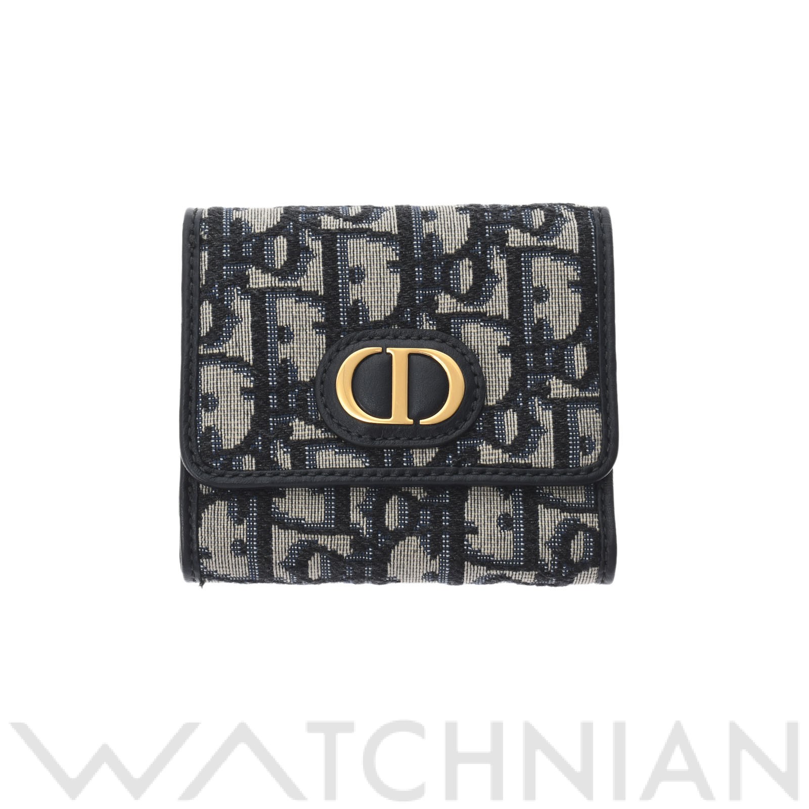 ディオール / Dior 30MONTAIGNE ロータスウォレット ネイビー S2057UTZQ オブリークジャガード レディース 財布  【未使用】【purse】: ブランド財布・小物｜WATCHNIAN(ウォッチニアン)公式通販/旧一風騎士