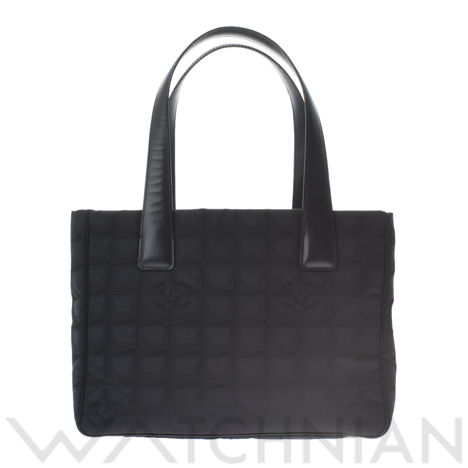 ニュートラベルラインPM ブラック A20457 ナイロン/レザー CHANEL シャネル レディース 【中古】