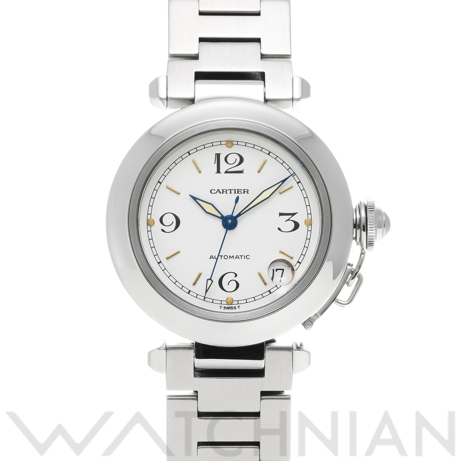 カルティエ / CARTIER パシャC W31015M7 ホワイト ユニセックス 時計 【中古】【wristwatch】