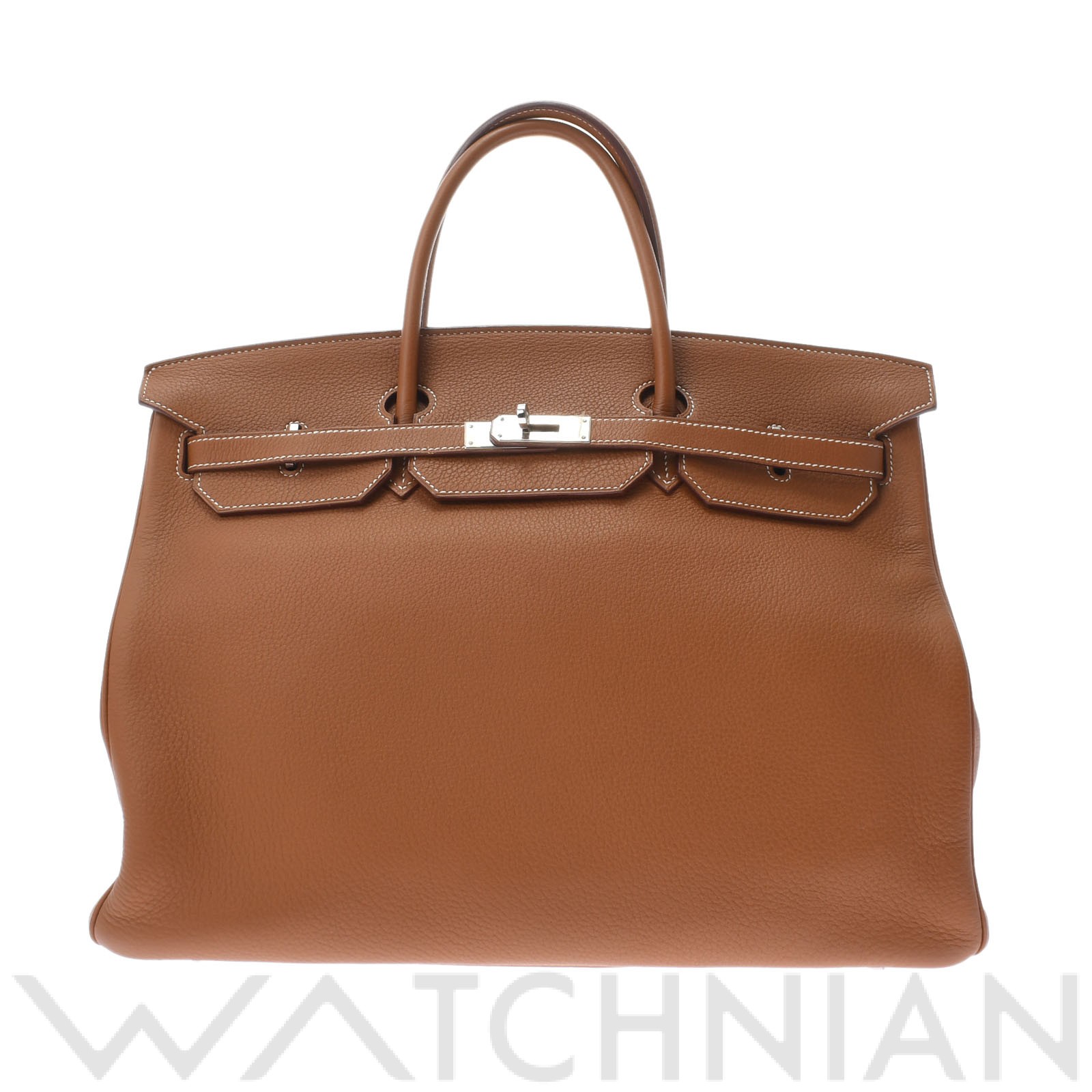 バーキン 40 ゴールド/パラジウム金具 トゴ HERMES エルメス ユニセックス 【中古】