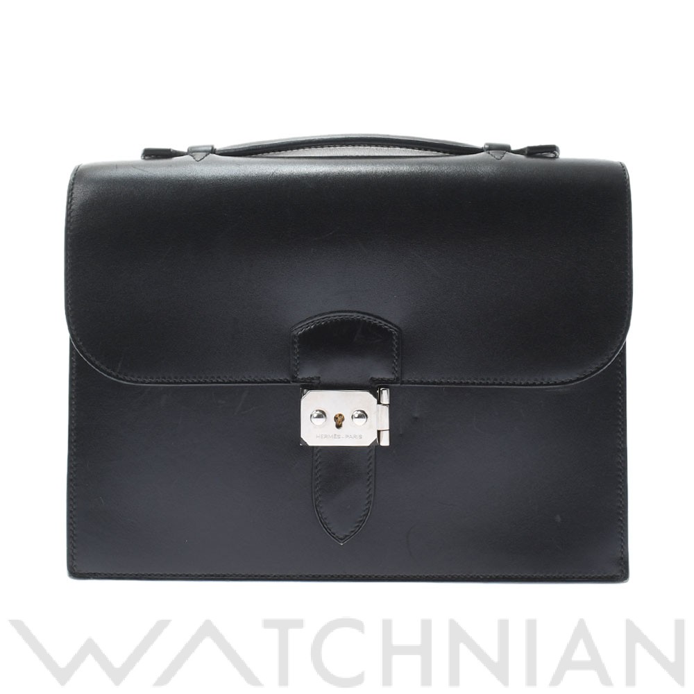 サック アデペッシュ 27 黒/パラジウム金具 ボックスカーフ HERMES エルメス メンズ 【中古】:  ブランドバッグ｜WATCHNIAN(ウォッチニアン)公式通販/旧一風騎士