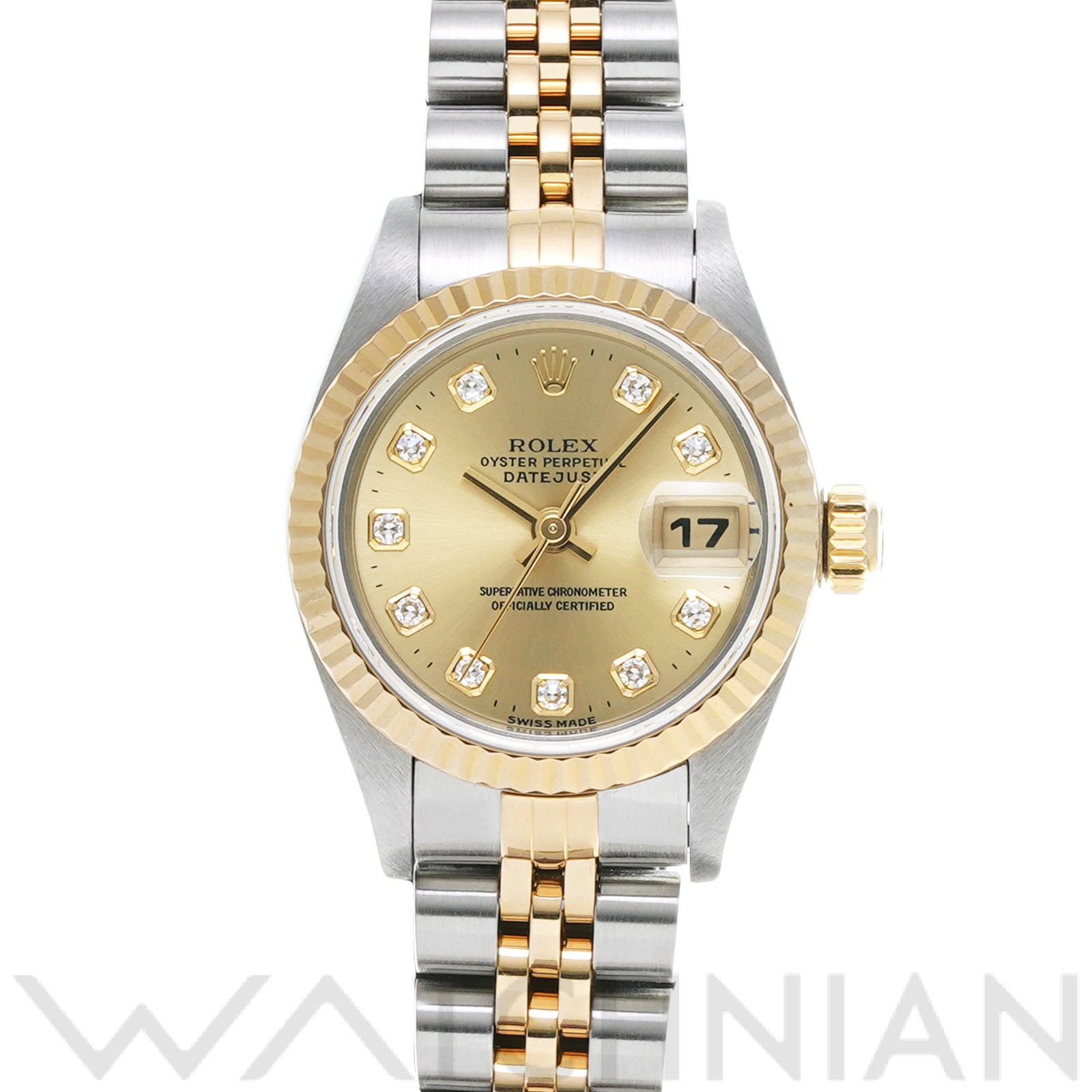 ロレックス ROLEX 69173G T番(1996年頃製造) シャンパン /ダイヤモンド レディース 腕時計