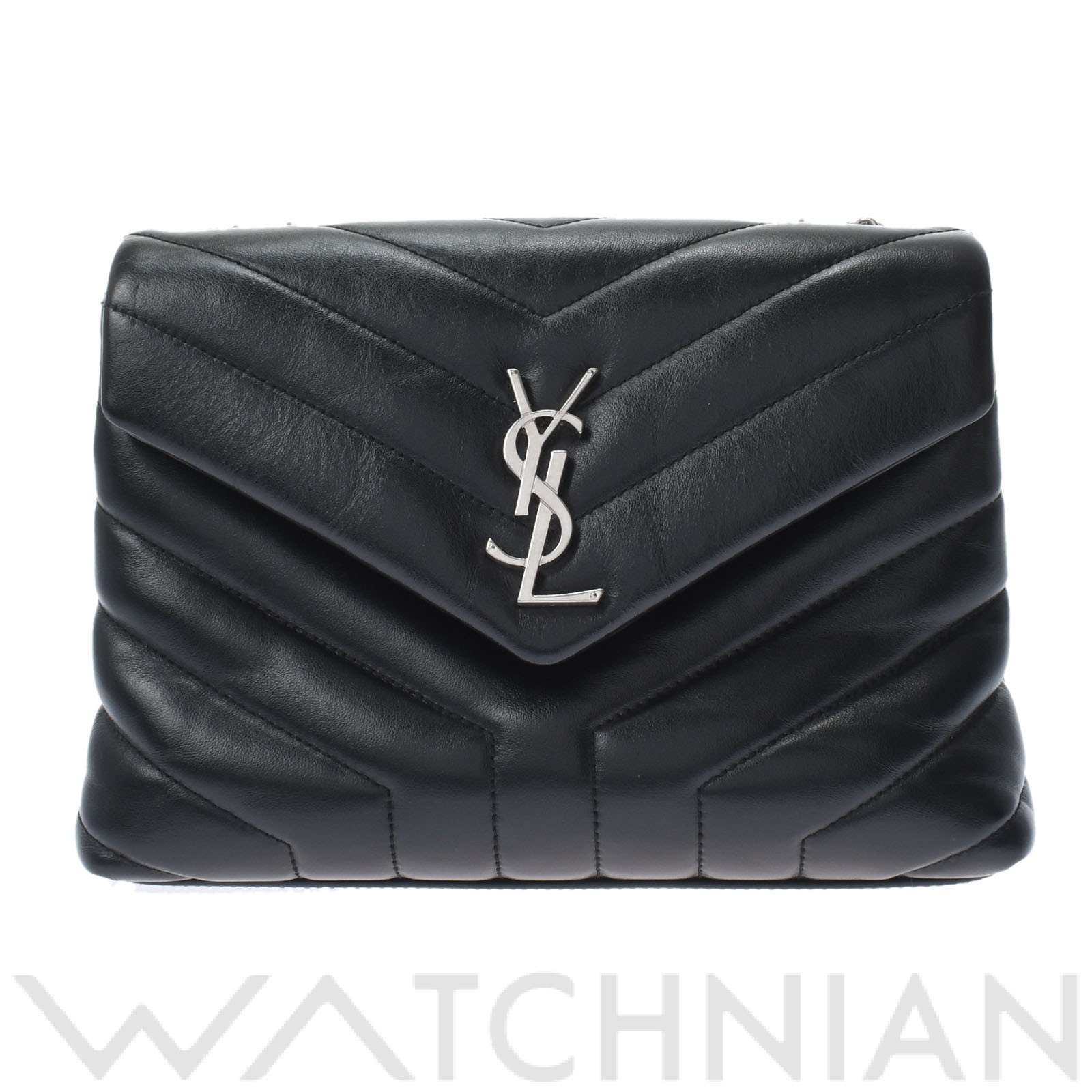 ⭐︎美品⭐︎ SAINTLAURENTPARIS YSL 黒 キルティング レザー 折り財布