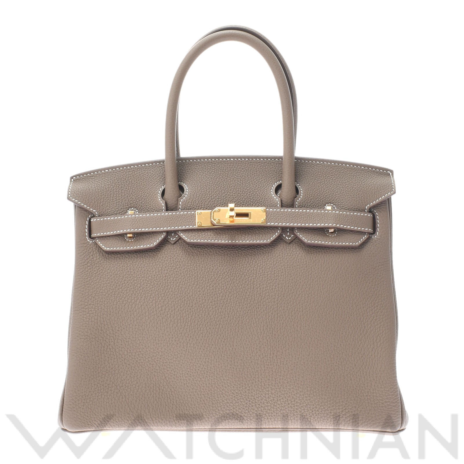 バーキン30 エトゥープ/ゴールド金具 トゴ HERMES エルメス レディース 【新品】