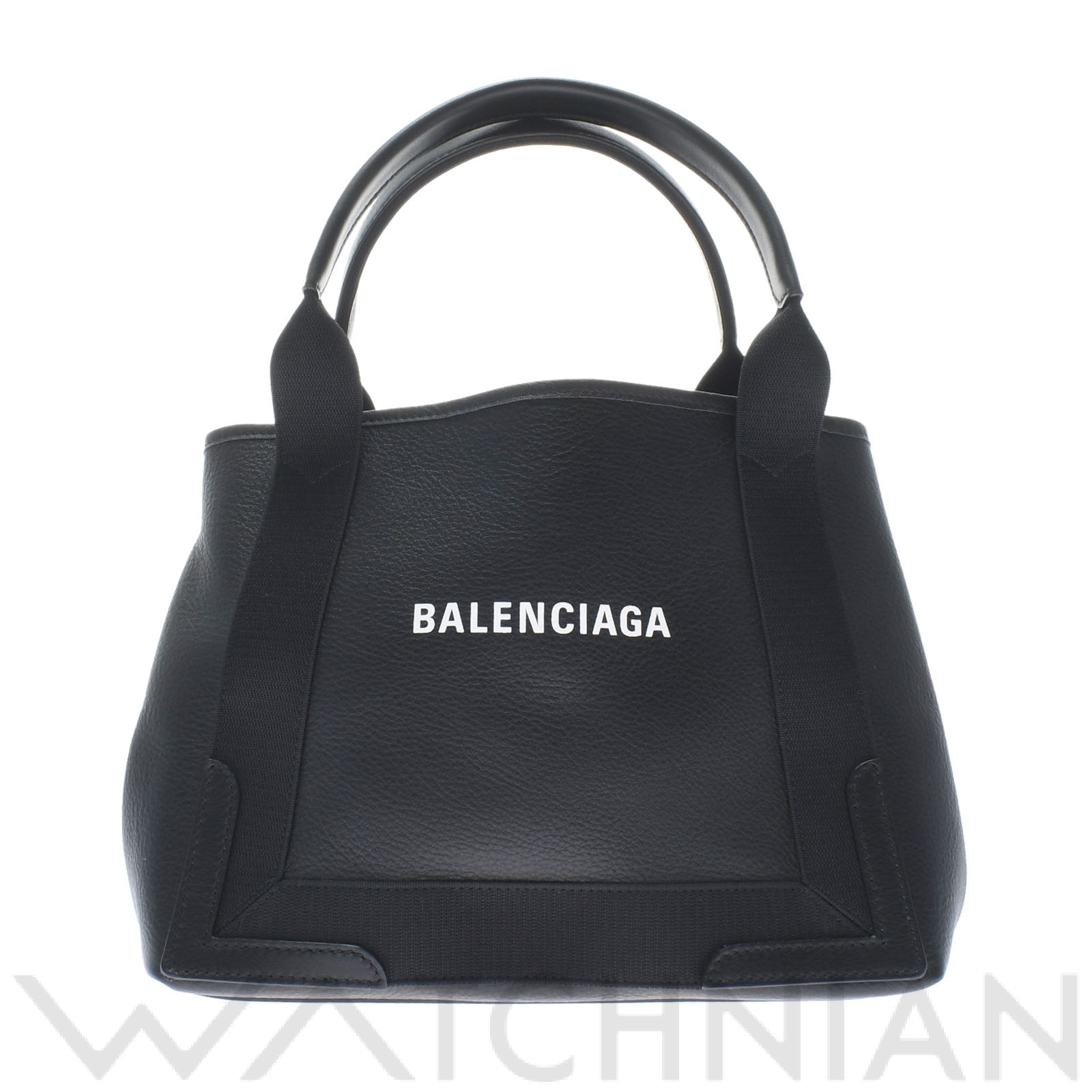 バレンシアガ / BALENCIAGA ネイビーカバS 黒 339933 レザー レディース バッグ 【未使用】【bag】