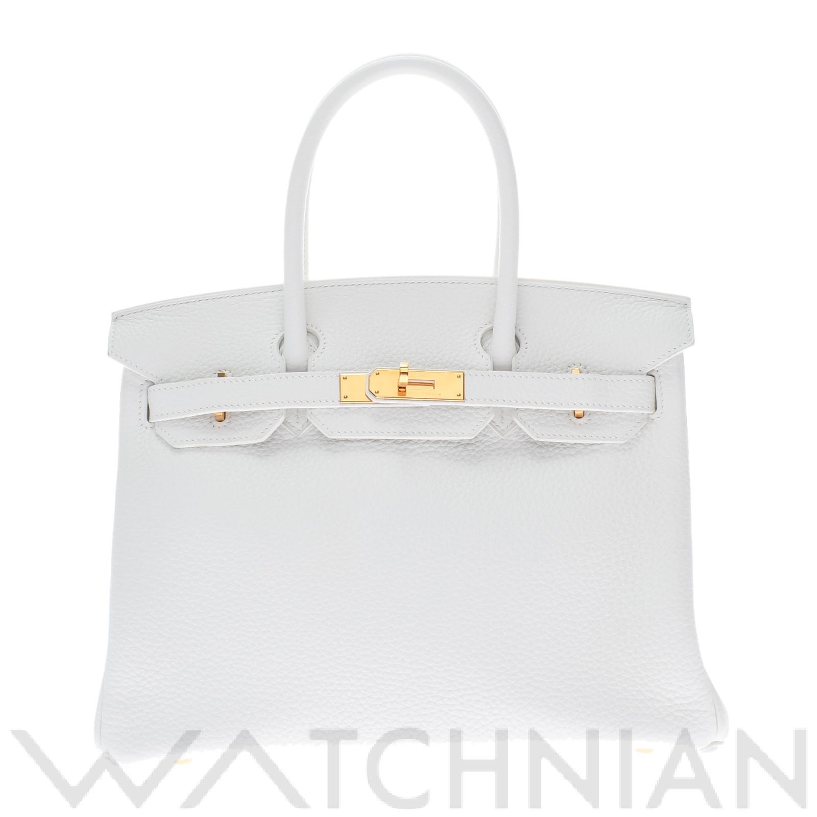 バーキン 30 ブロン/ゴールド金具 トリヨンクレマンス HERMES エルメス レディース 【中古】