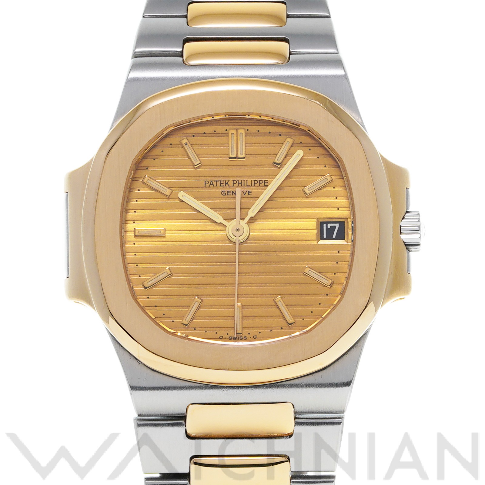 パテック フィリップ / PATEK PHILIPPE ノーチラス 3800/1JA シャンパン メンズ 時計 【中古】【wristwatch】