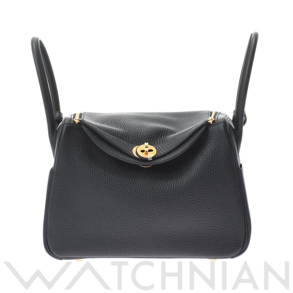 リンディ 26 2WAY ブラック(黒)/ゴールド金具 トリヨンクレマンス HERMES エルメス レディース 【新品】