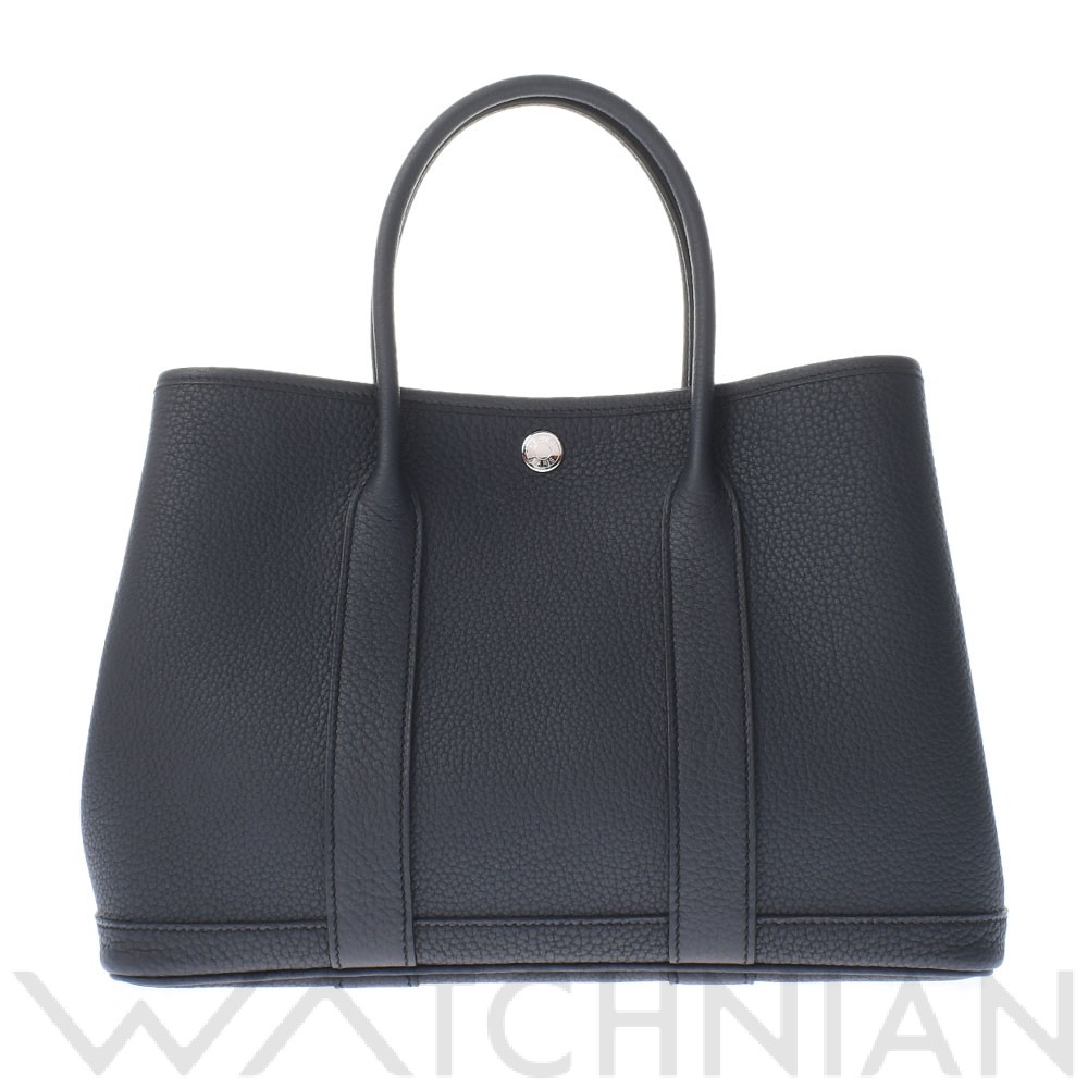 ガーデンパーティ TPM ブルーニュイ/パラジウム金具 ネゴンダ HERMES エルメス レディース 【新品】