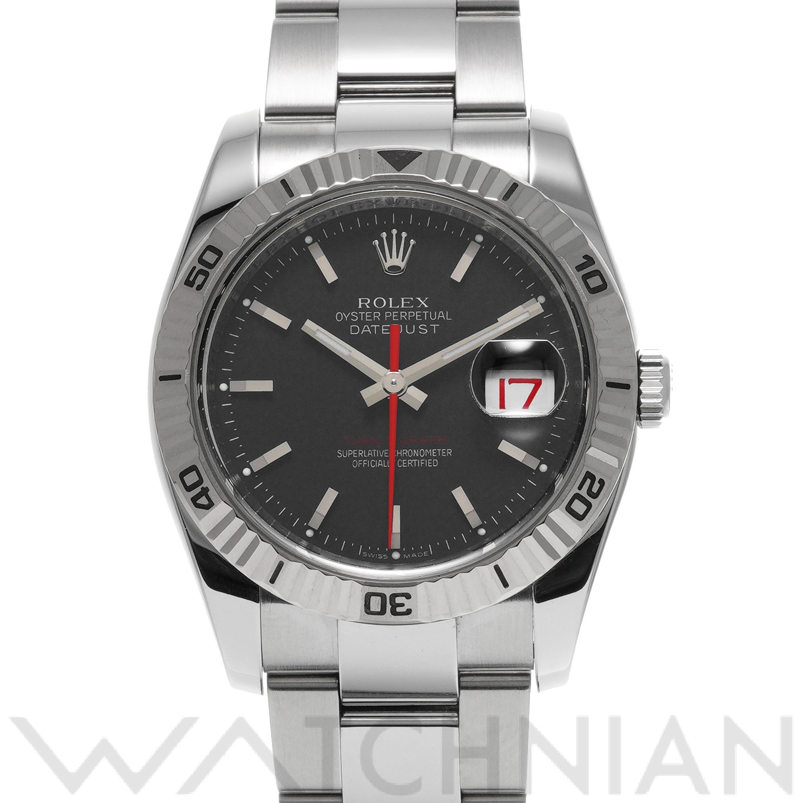 ロレックス ROLEX 116264 D番(2005年頃製造) ブラック メンズ 腕時計