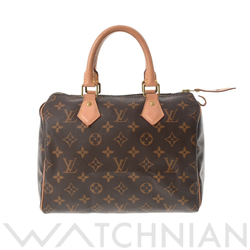 モノグラム スピーディ25 ブラウン M41109 モノグラムキャンバス LOUIS VUITTON ルイ ヴィトン レディース 【中古】