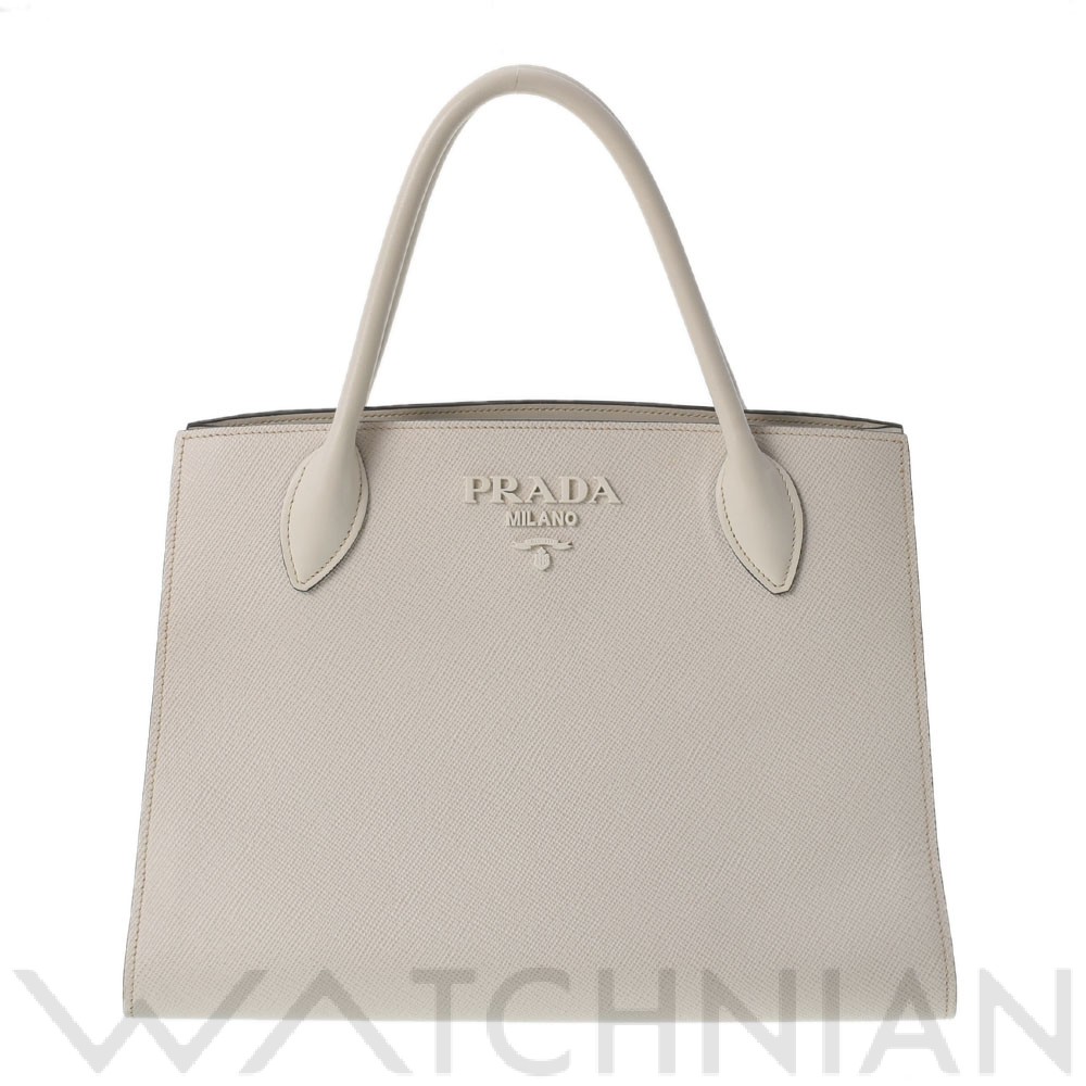 2wayハンドバッグ タルコ 1BA155 サフィアーノレザー PRADA プラダ レディース 【中古】