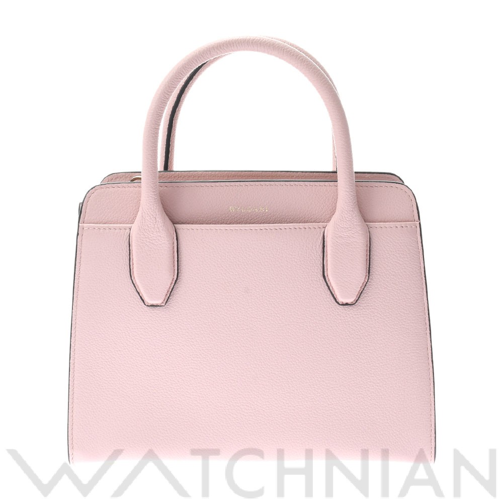 ブルガリ / BVLGARI アルパS ピンク/ゴールド金具 DG-019-278285 レザー レディース バッグ 【中古】【bag】