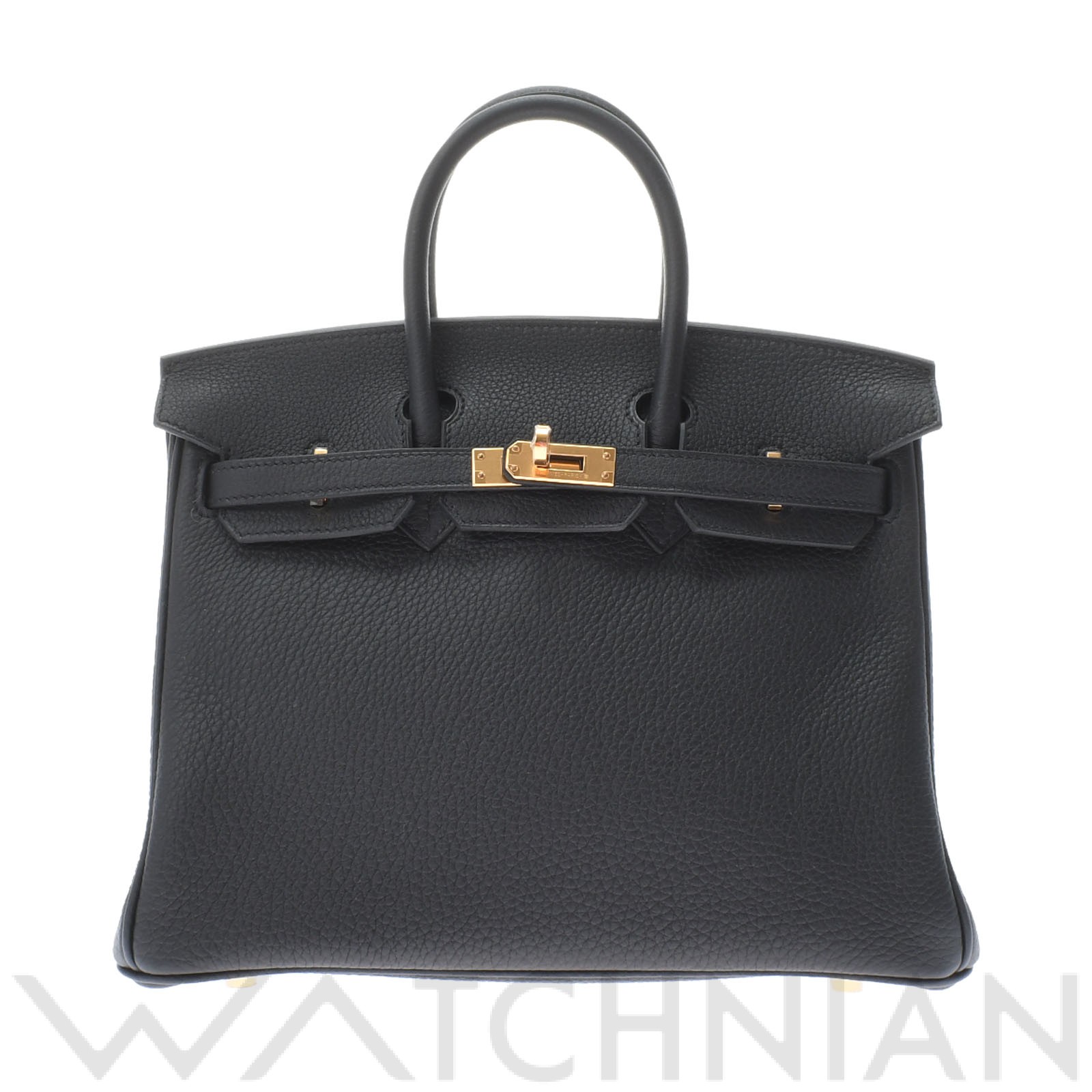 バーキン 25 ブラック/ゴールド金具 トゴ HERMES エルメス レディース 【新品】