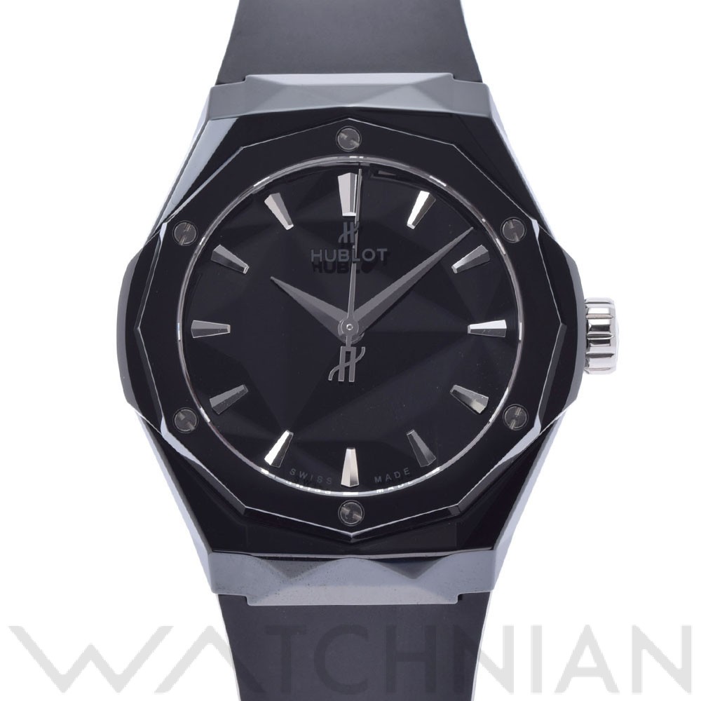 ウブロ クラシックフュージョン オーリンスキー ブラックマジック 550.CS.1800.RX.ORL21 ブラック メンズ 時計  【中古】【wristwatch】