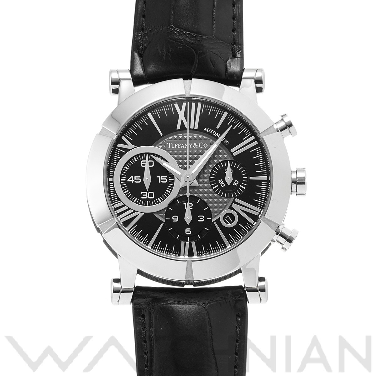 ティファニー / TIFFANY & Co. アトラス ジェント クロノグラフ Z1000.82.12A10A71A ブラック/グレー メンズ 時計  【中古】【wristwatch】