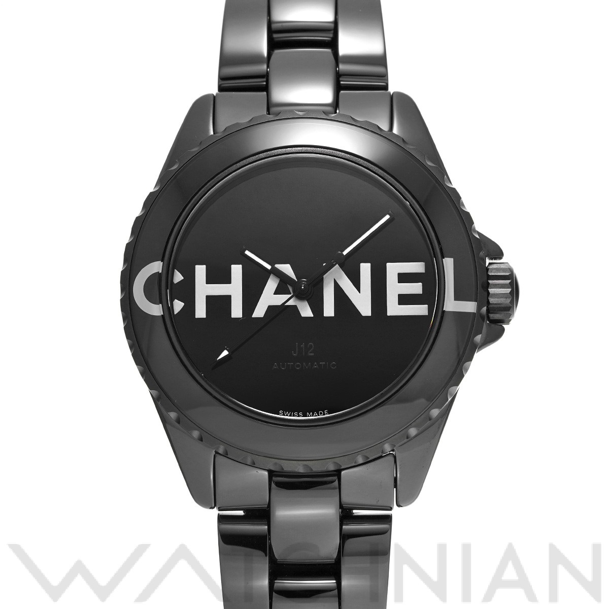 シャネル / CHANEL J12 ウォンテッド ドゥ シャネル 38MM H7418 ブラックラッカー メンズ 時計 【中古】【wristwatch】