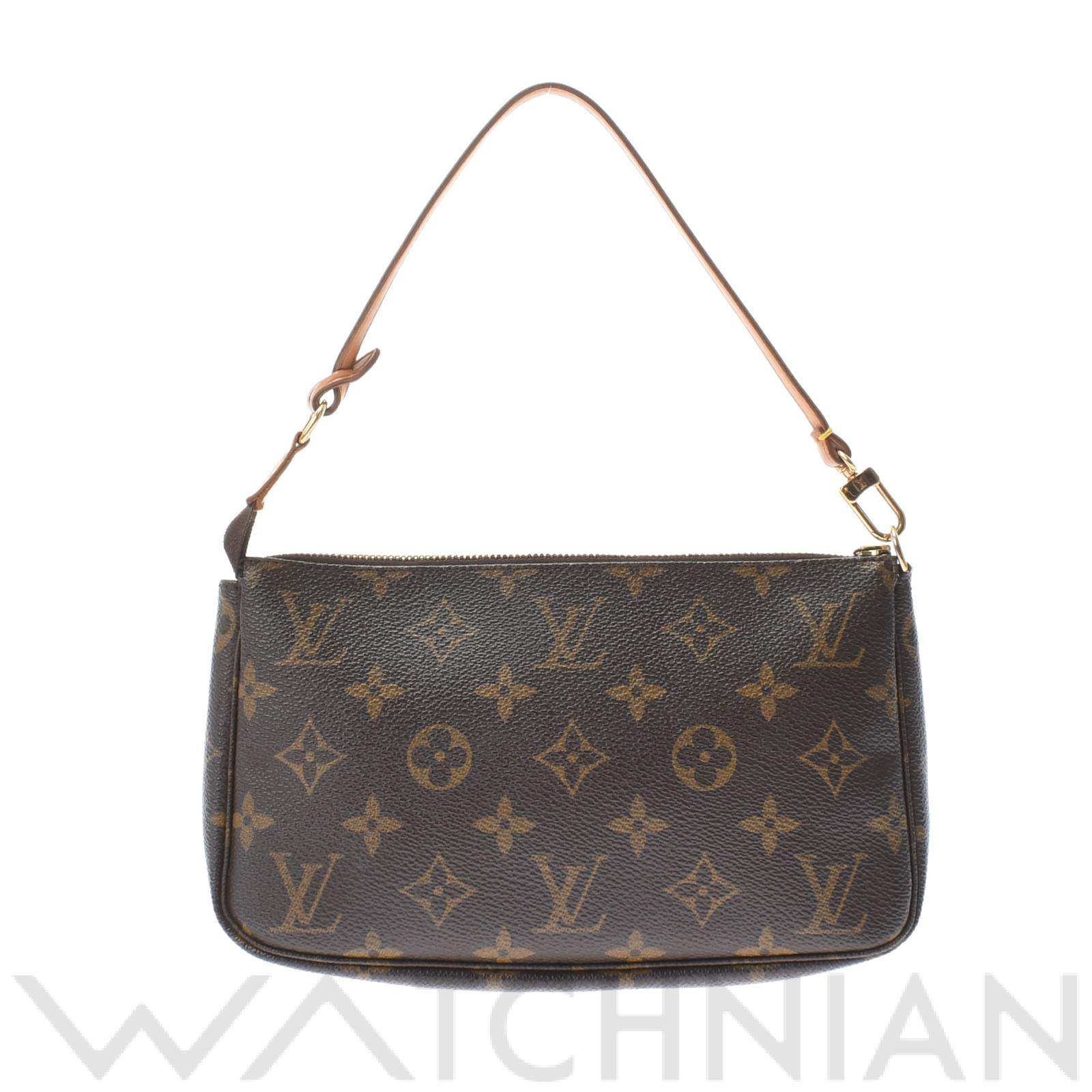 モノグラム ポシェットアクセソワール ブラウン M51980 モノグラムキャンバス LOUIS VUITTON ルイ ヴィトン レディース 【中古】