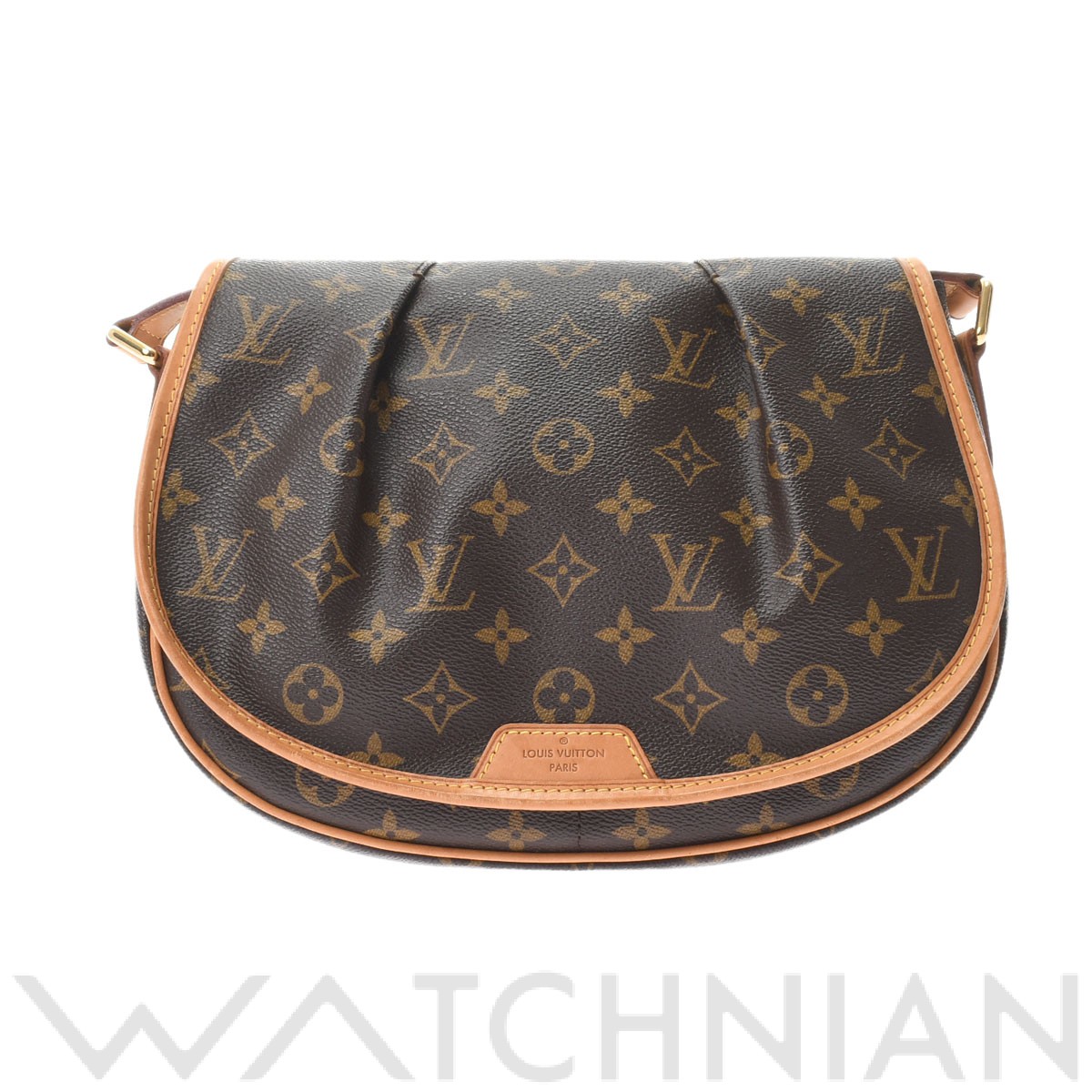 モノグラム メニルモンタンPM ブラウン M40474 モノグラムキャンバス LOUIS VUITTON ルイ ヴィトン レディース 【中古】