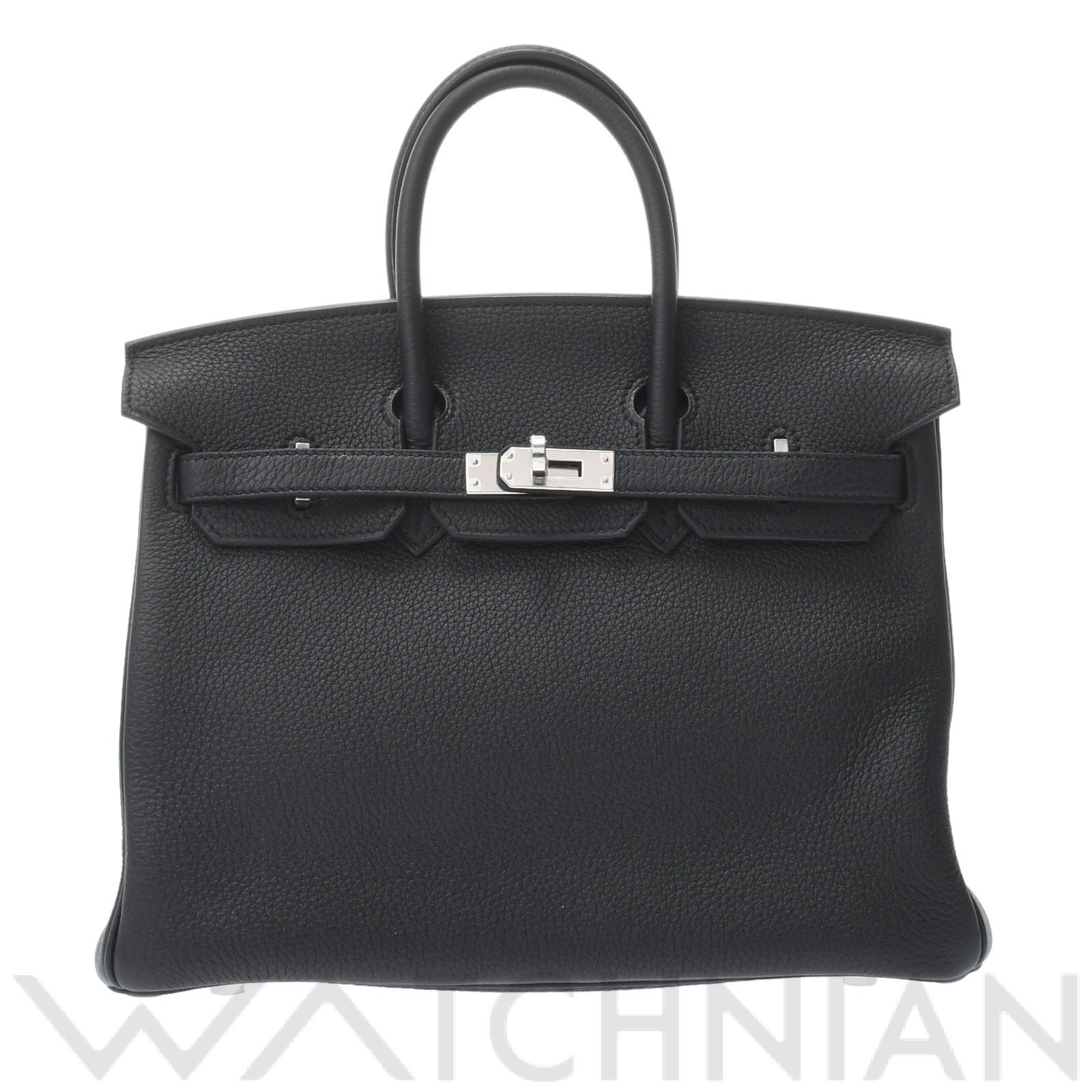 バーキン 25 黒/パラジウム金具 トゴ HERMES エルメス レディース 【新品】