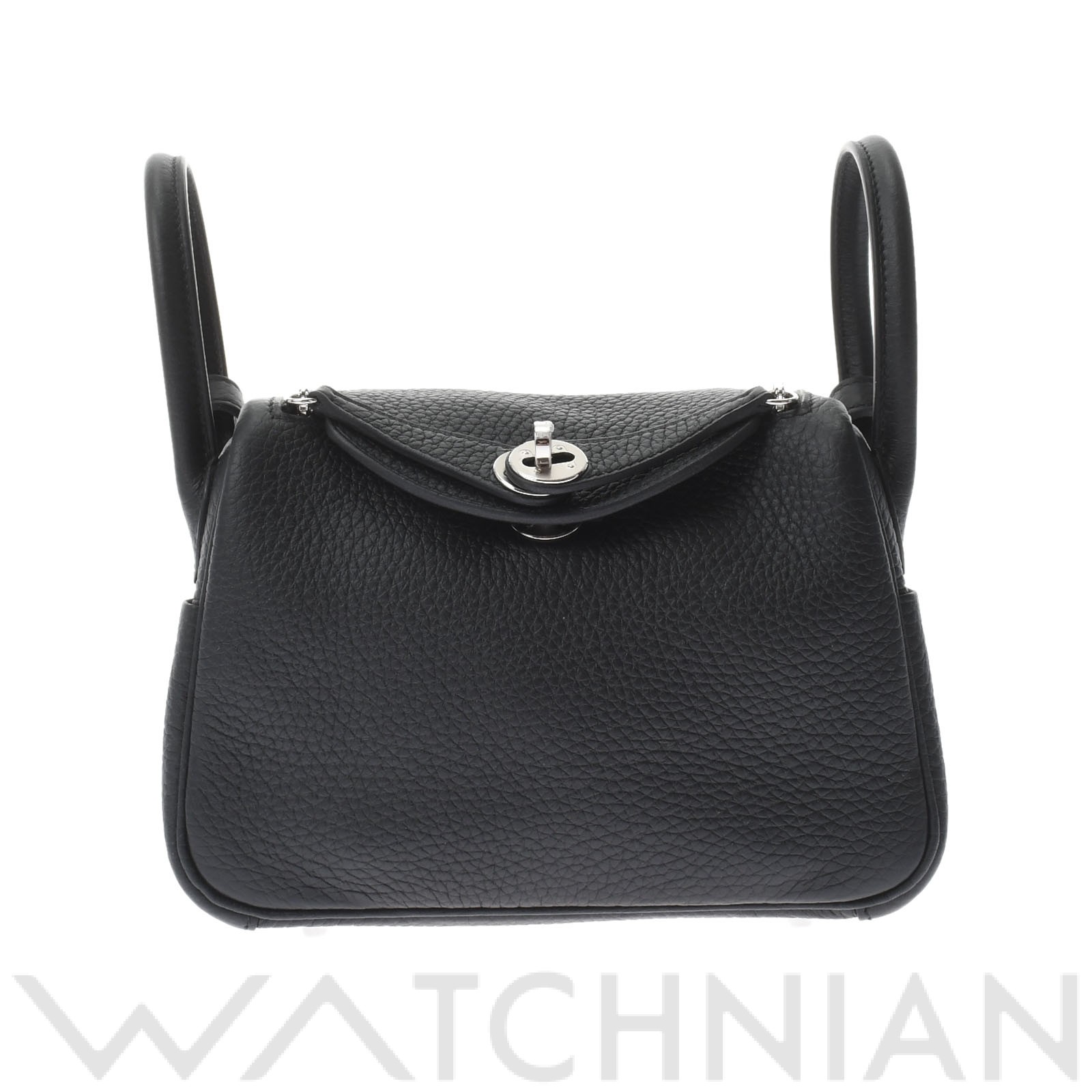 リンディ ミニ ブラック/パラジウム金具 トリヨンクレマンス HERMES エルメス レディース 【新品】