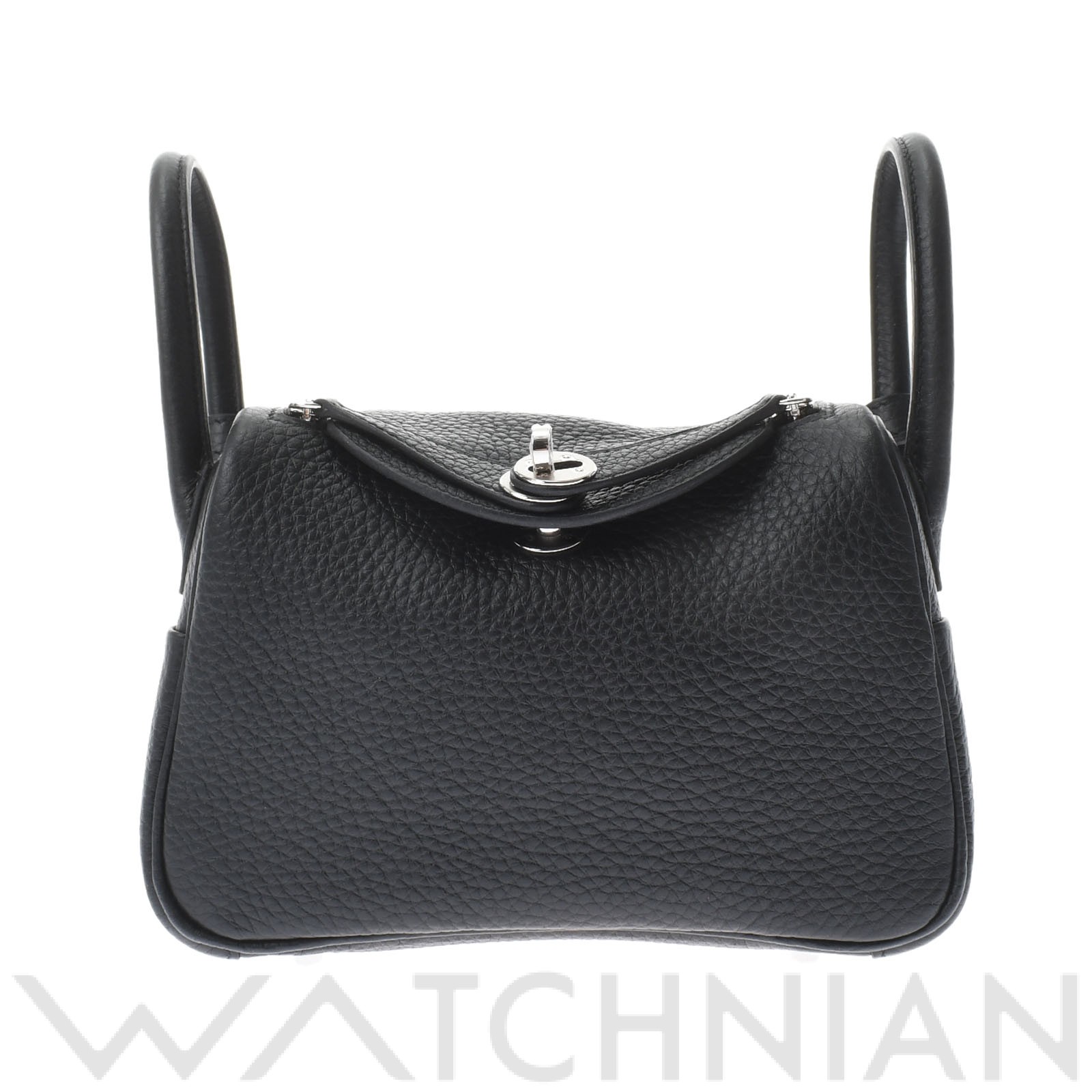 リンディ ミニ ブラック/パラジウム金具 トリヨンクレマンス HERMES エルメス レディース 【新品】