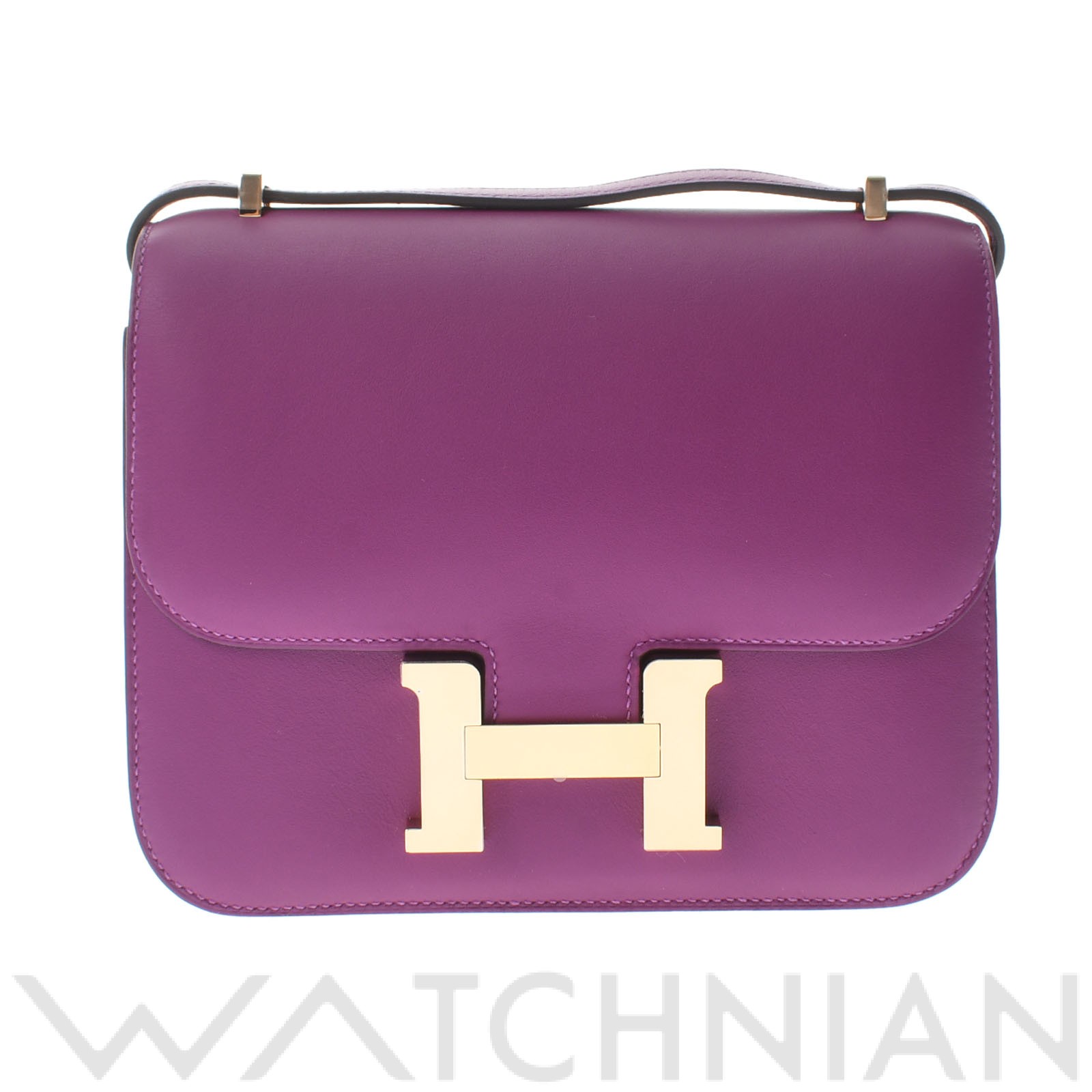 エルメス コンスタンス3 18 アネモネ/ゴールド金具 ヴォースイフト レディース バッグ 【未使用】【bag】