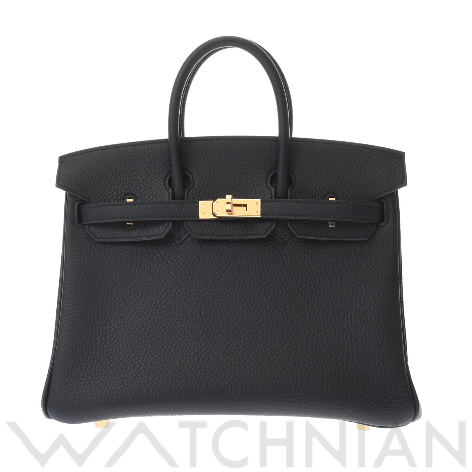 エルメス / HERMES バーキン 25 ブラック/ゴールド金具 トゴ レディース バッグ 【未使用】【bag】