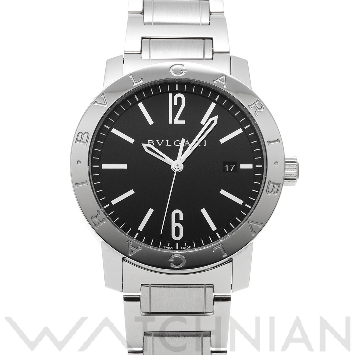 ブルガリ / BVLGARI ブルガリブルガリ BB41BSSD ブラック メンズ 時計 【中古】【wristwatch】