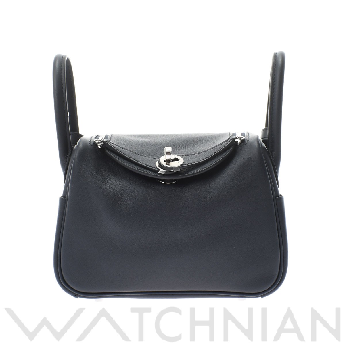 エルメス / HERMES リンディ ミニ ブルーインディゴ/パラジウム金具 ヴォースイフト レディース バッグ 【未使用】【bag】