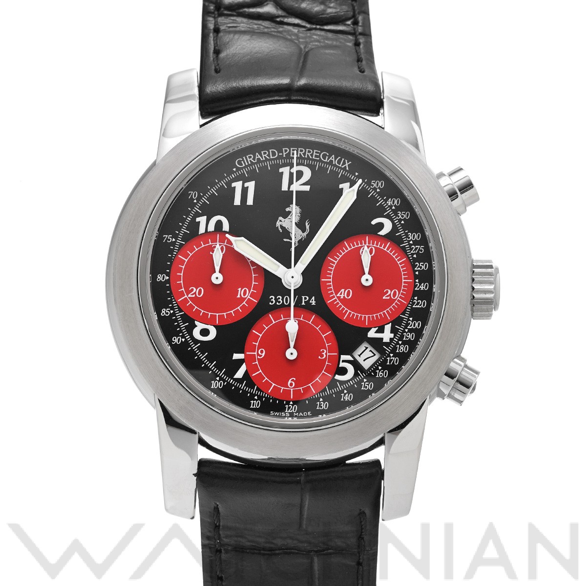 ジラール・ペルゴ GIRARD PERREGAUX フェラーリ クロノグラフ アルミニウム 4955 アルミニウム 自動巻き メンズ 腕時計