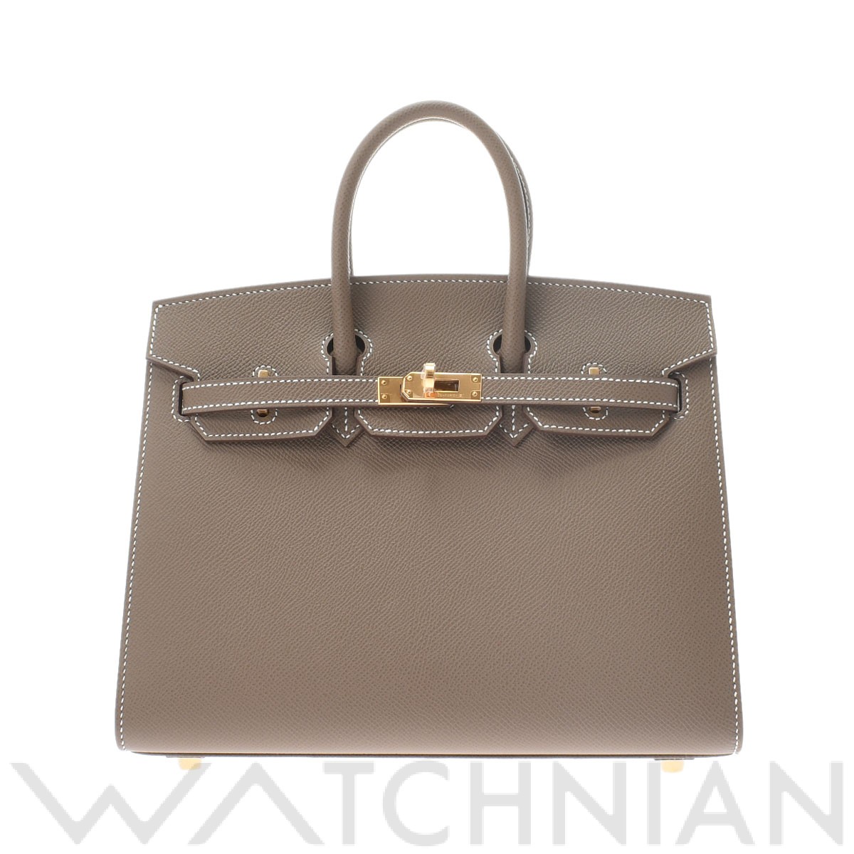 バーキン 25 セリエ エトゥープ/ゴールド金具 ヴォーエプソン HERMES エルメス レディース 【新品】