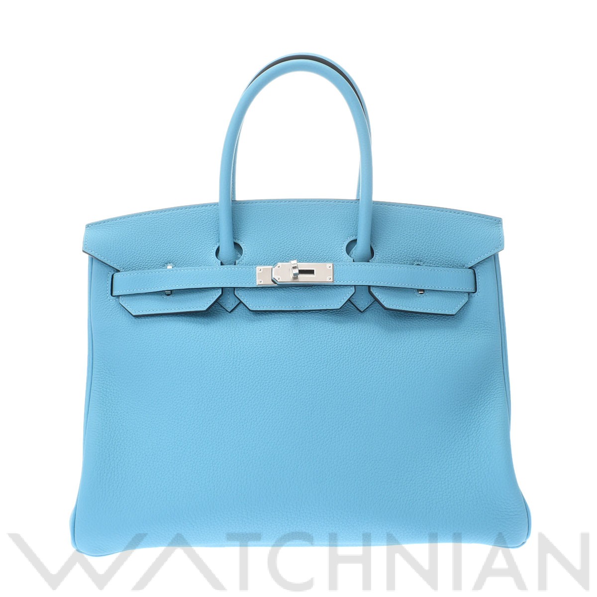 エルメス / HERMES バーキン 35 ブルーノール/パラジウム金具 トゴ ユニセックス バッグ 【未使用】【bag】