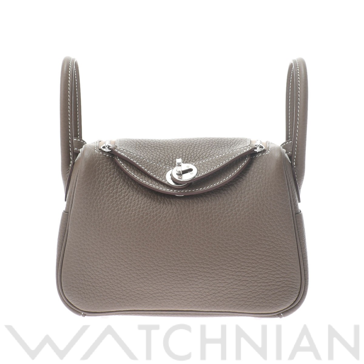 リンディ ミニ エトゥープ/パラジウム金具 トリヨンクレマンス HERMES エルメス レディース 【新品】