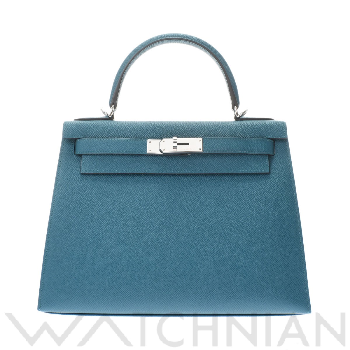 エルメス / HERMES ケリー 28 外縫い 2WAY ヴェールボスフォール/パラジウム金具 ヴォーエプソン レディース バッグ 【中古】【bag】