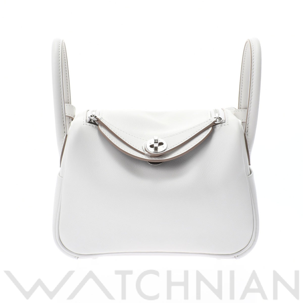 エルメス / HERMES リンディ ミニ ヴェルソ 2WAY グリスパール/グリメイヤー/パラジウム金具 ヴォースイフト レディース バッグ 【新品】【bag】