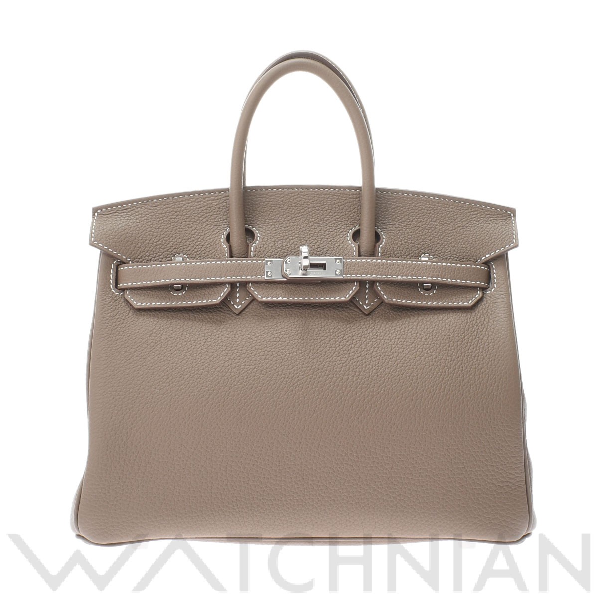 エルメス バーキン 25 エトゥープ/パラジウム金具 トゴ レディース バッグ 【未使用】【bag】
