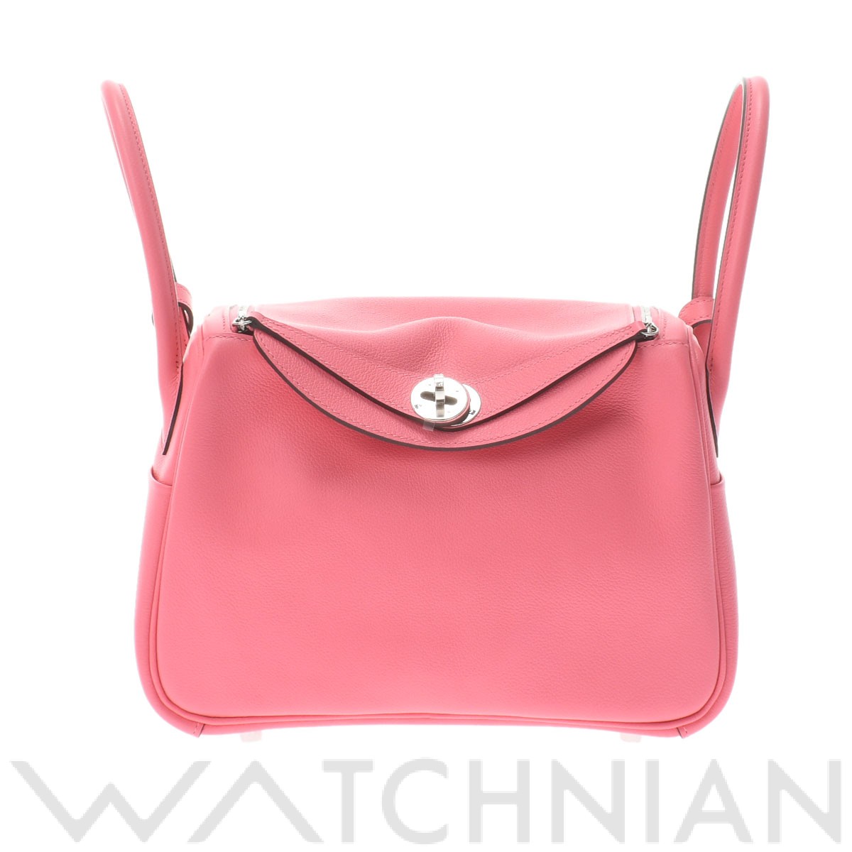 エルメス / HERMES リンディ 26 ローズアザレ/パラジウム金具 エヴァーカラー レディース バッグ 【未使用】【bag】
