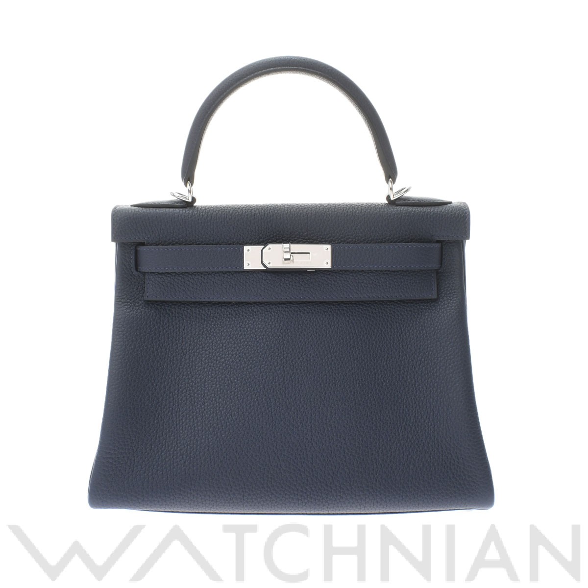 エルメス / HERMES ケリー 28 内縫い ブルーニュイ/パラジウム金具 トゴ レディース バッグ 【未使用】【bag】