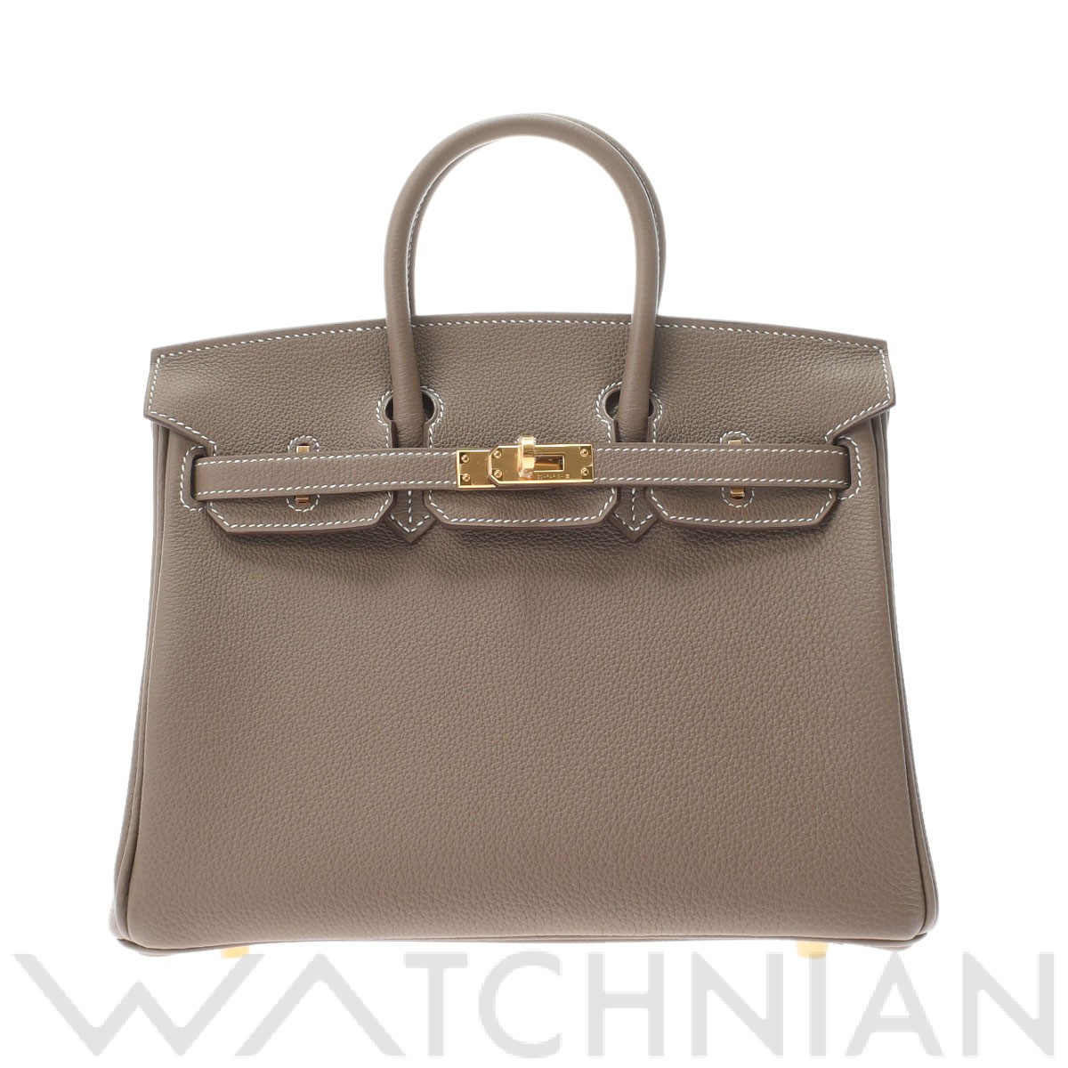 エルメス / HERMES バーキン 25 エトゥープ/ゴールド金具 トゴ レディース バッグ 【未使用】【bag】