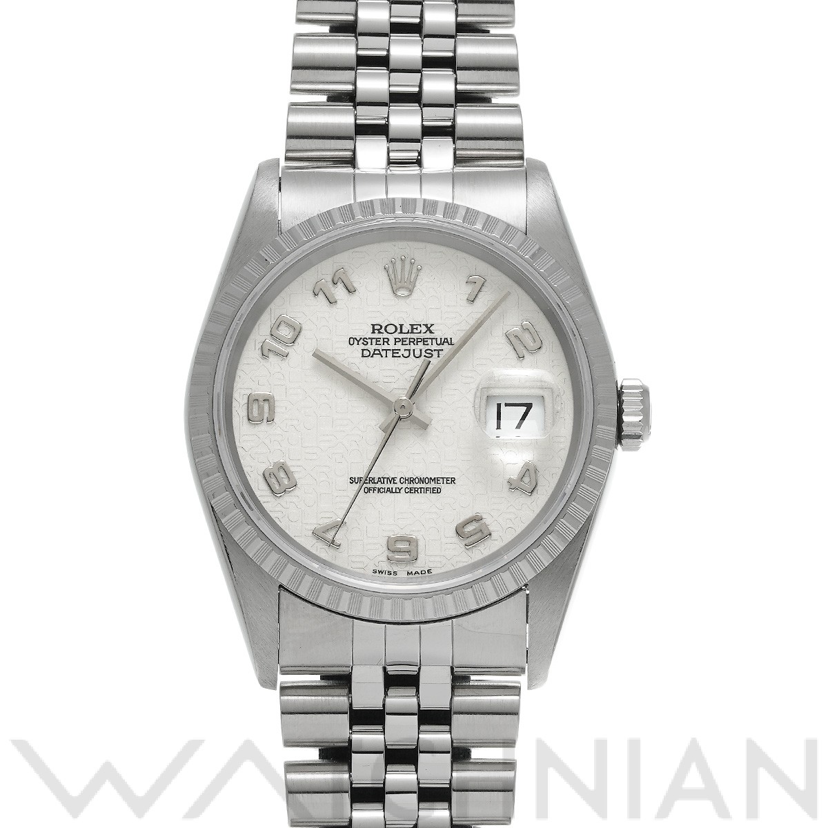 ロレックス ROLEX 16220 U番(1997年頃製造) ホワイト メンズ 腕時計