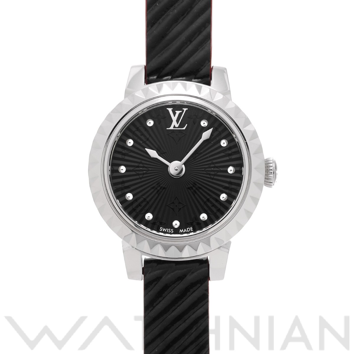 ルイ ヴィトン / LOUIS VUITTON タンブール ビジュ Q1M05 ブラック メンズ 時計 【中古】【wristwatch】