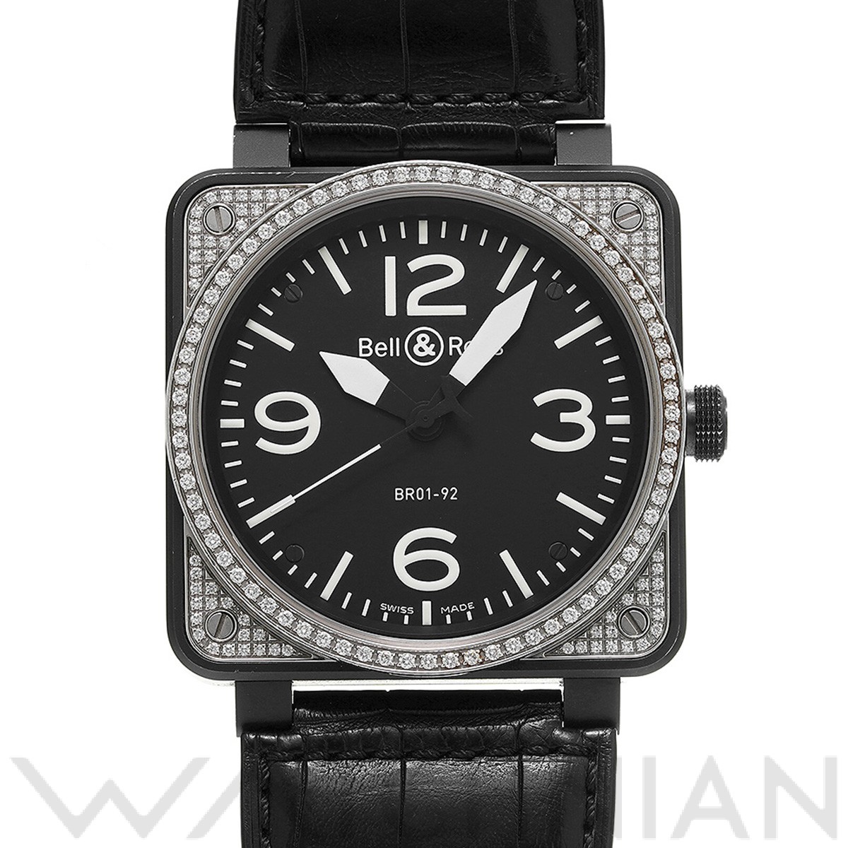 ベル＆ロス Bell & Ross BR01-92TOPDC-H ブラック メンズ 腕時計