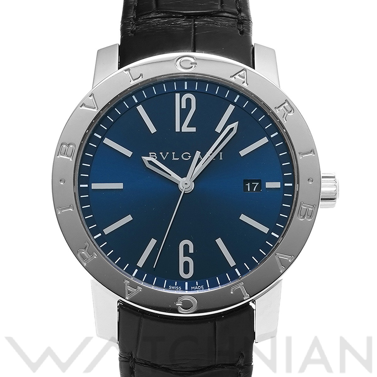 ブルガリ BVLGARI BB41S ブルー メンズ 腕時計
