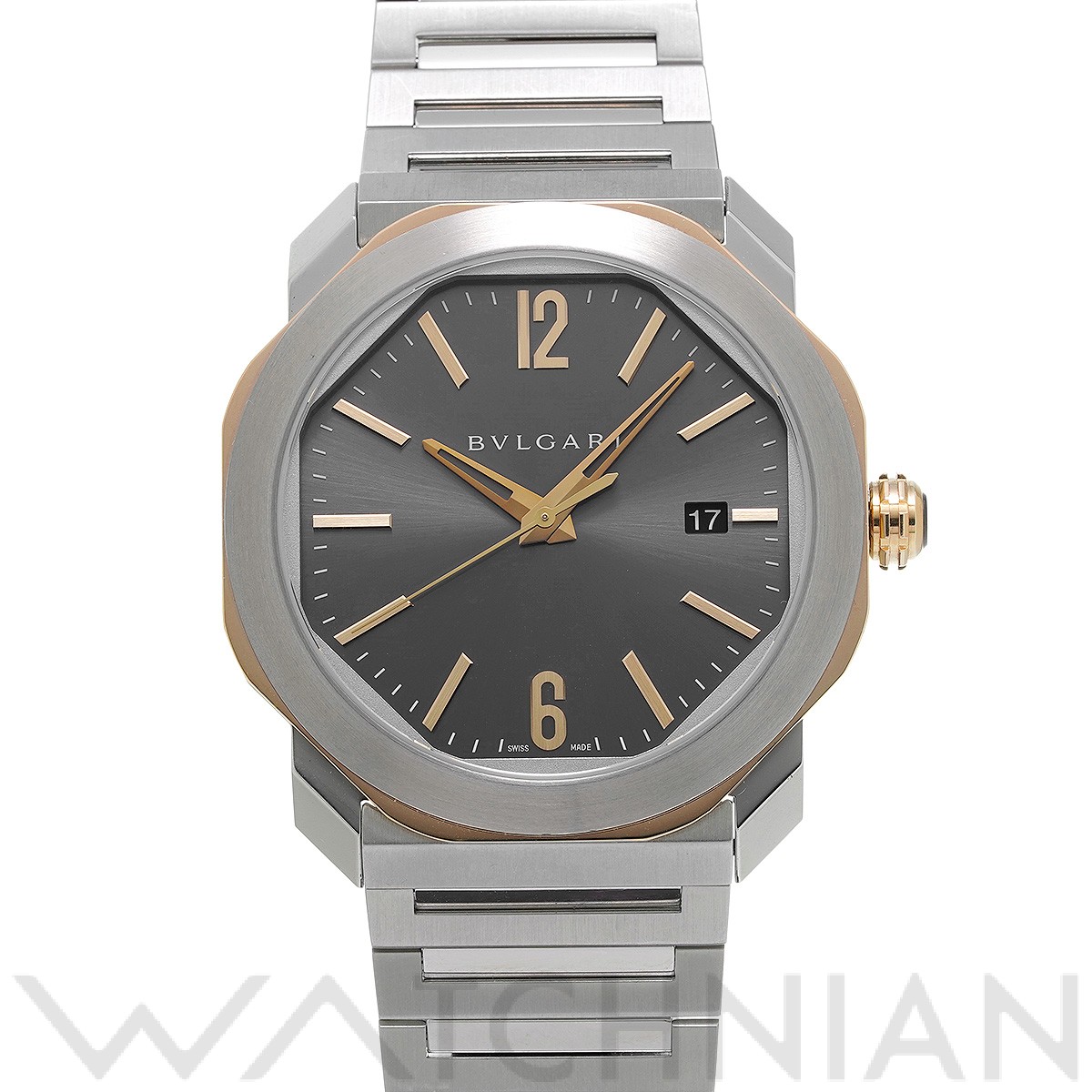 ブルガリ BVLGARI OCP41SG グレー メンズ 腕時計