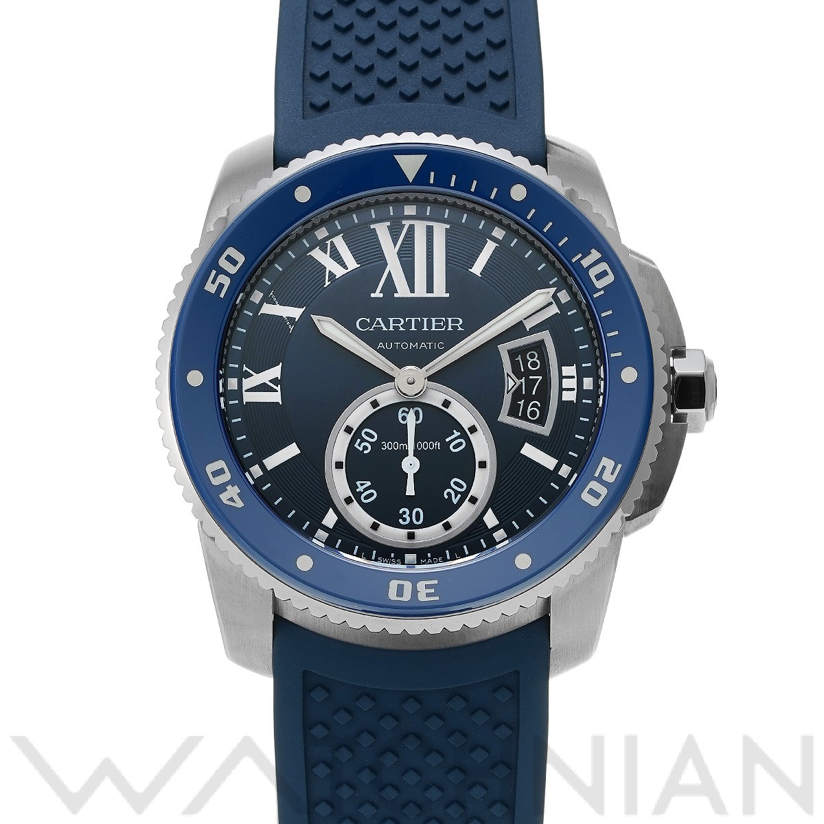 カルティエ / CARTIER カリブル ドゥ カルティエ ダイバー WSCA0010 ブルー メンズ 時計 【中古】【wristwatch】