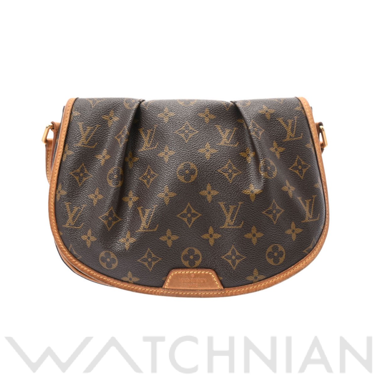 モノグラム メニルモンタンPM ブラウン M40474 モノグラムキャンバス LOUIS VUITTON ルイ ヴィトン レディース 【中古】