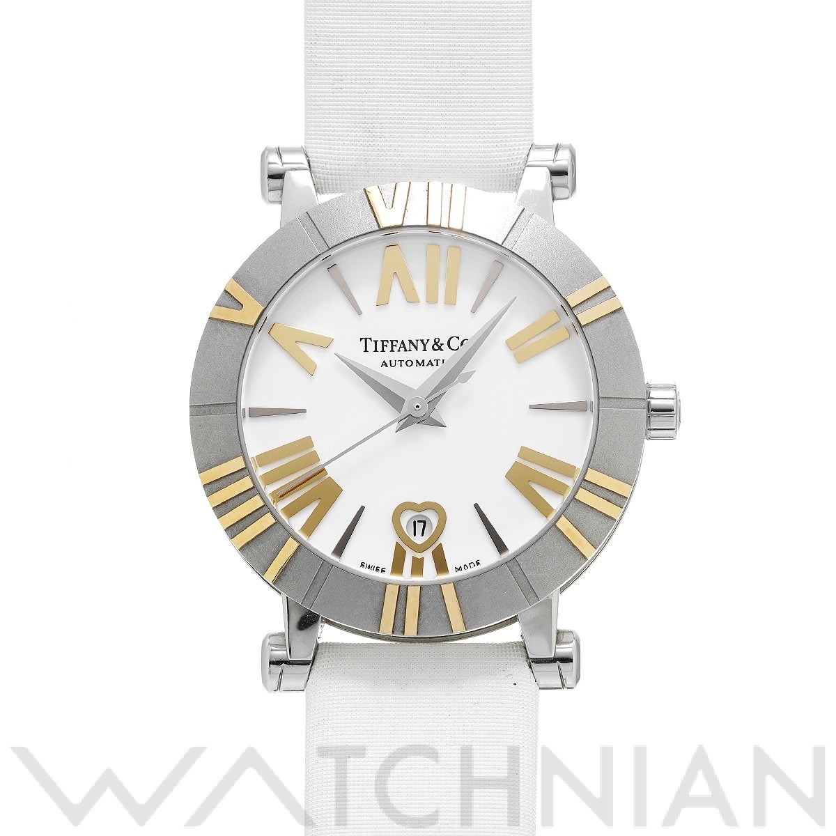 ティファニー / TIFFANY & Co. アトラス オートマティック Z1300.68.16A20A41A ホワイト レディース 時計  【中古】【wristwatch】