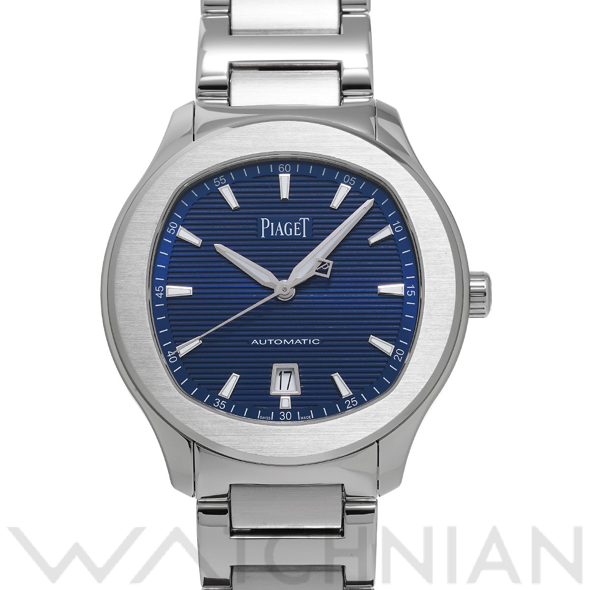 ピアジェ PIAGET ポロ P11268 ブルー文字盤 ステンレススチール ステンレス 自動巻き メンズ 腕時計